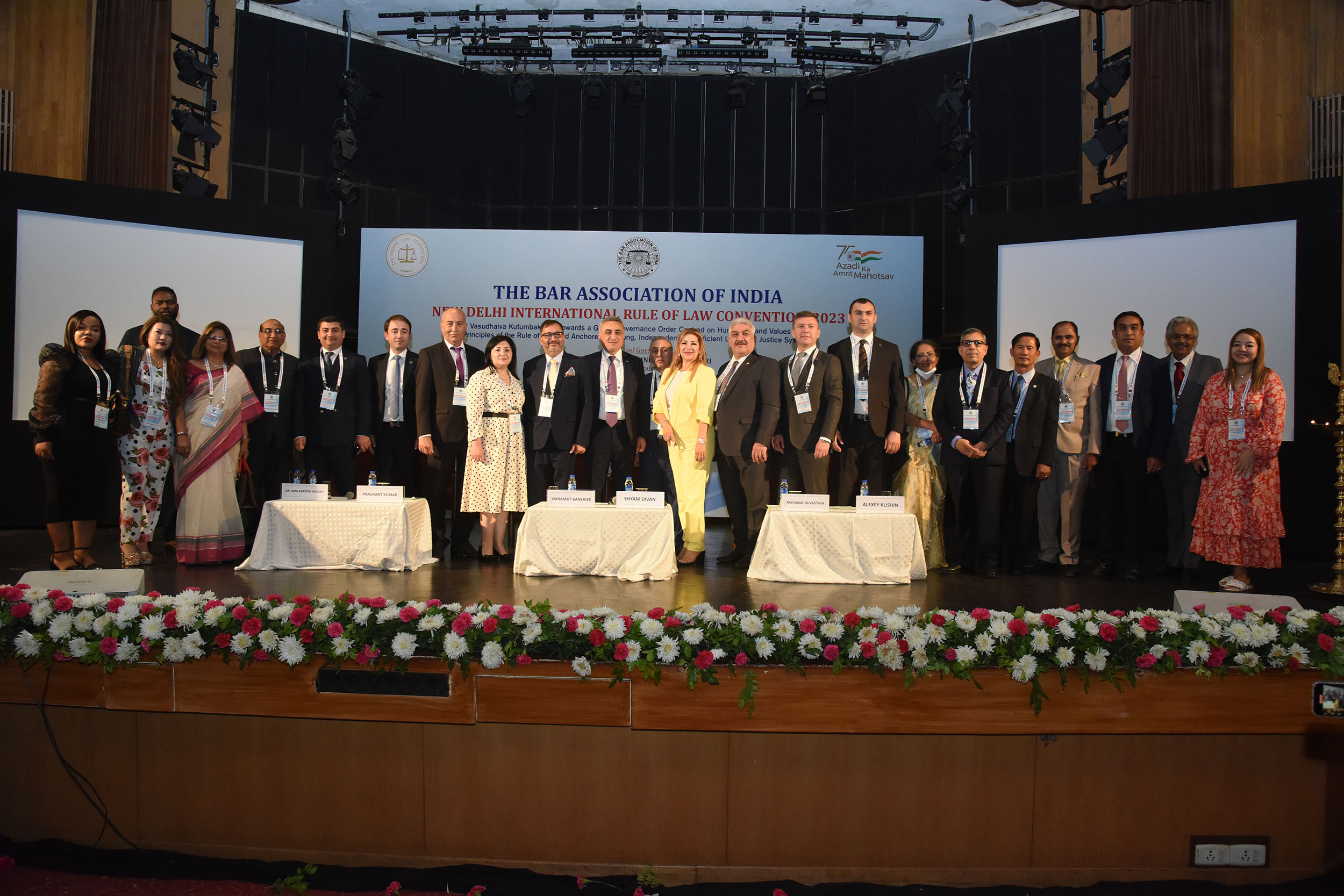 Launch of New Delhi International Rule of Law Convention on the theme of Vasudhaiva Kutumbakam: Towards a Global Governance Order Centred on Humanism and Values and Principles of the Rule of Law and Anchored in Strong, Independent and Efficient Legal and Justice Systems, 15th - 16th April, 2023 | IHC, New Delhi